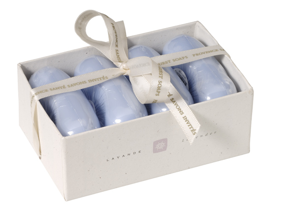 Giftbox 4 soaps 50g Lavender